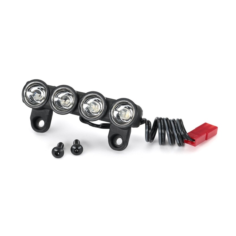 TRAXXAS 3791 LED light bar, front (assembled)/ 3x8 BCS (2)/ 2.5x8 BCS (2) (requires #3735 front bumper for 2WD Rustler or Bandit)