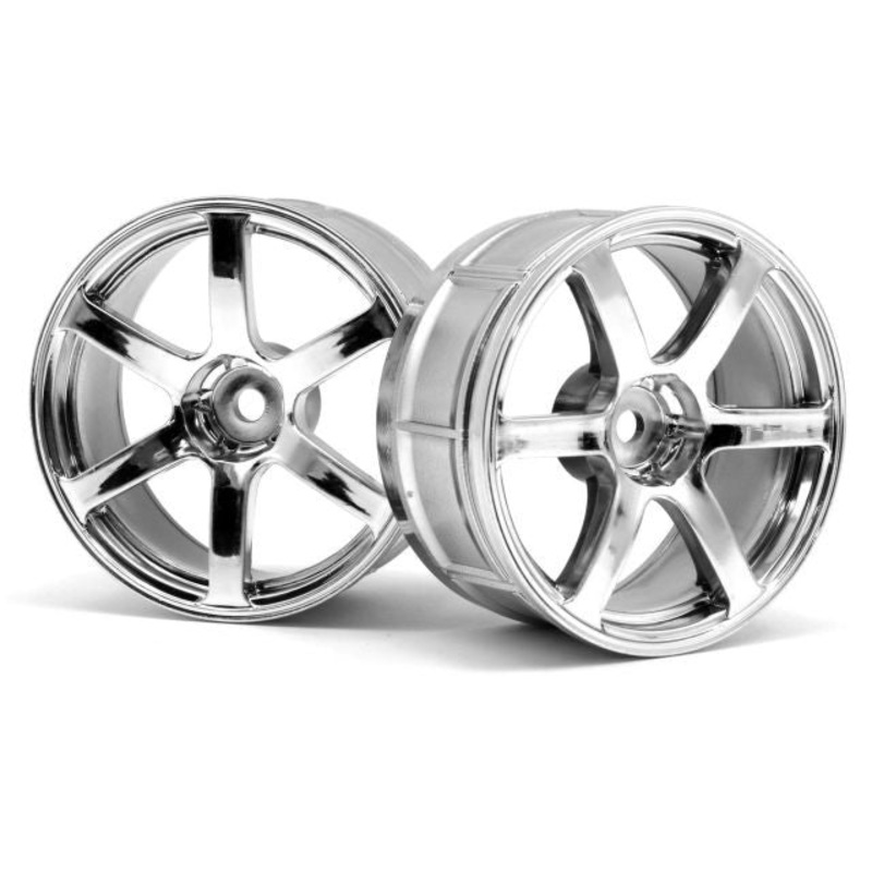 HPI 33465 LP29 Wheel Yokohama AVS Model T6 Chrome *DISC*