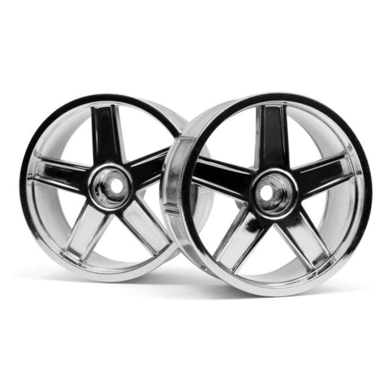 HPI 33476 LP29 Wheel MF Type Chrome 3mm Offset