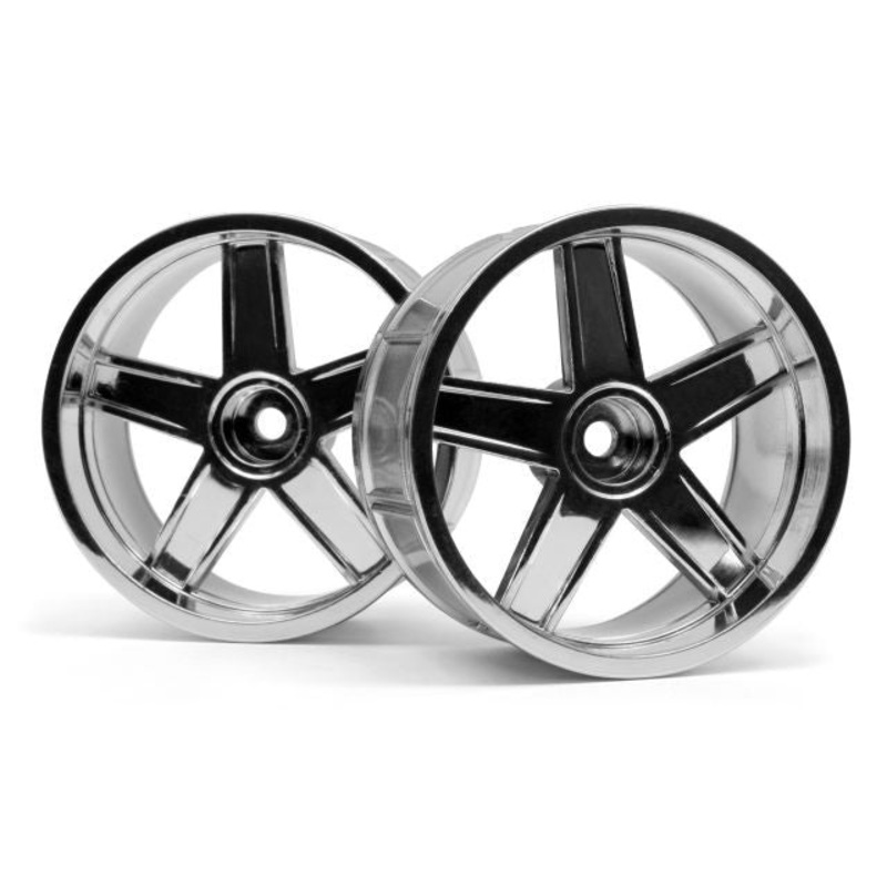 HPI 33478 LP35 Wheel MF Type Chrome 9mm Offset