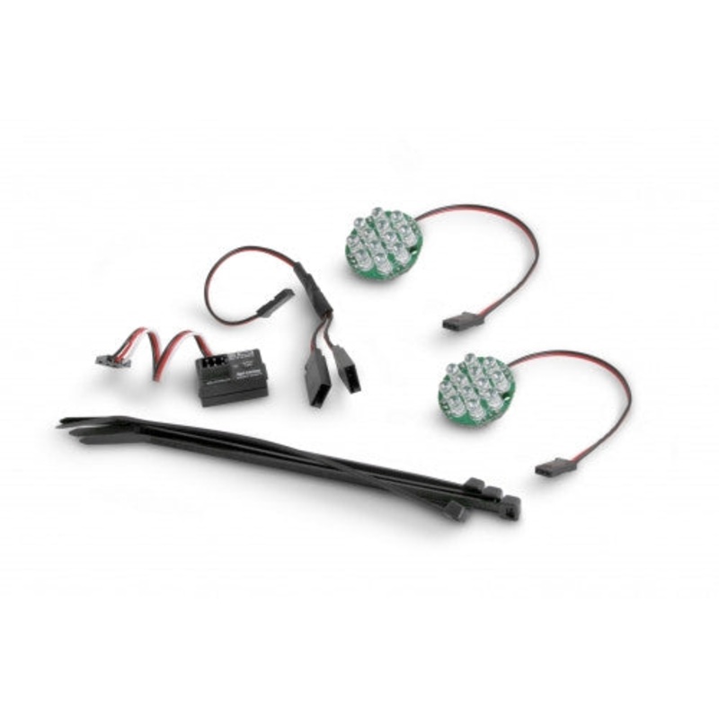 HPI 336 LED Lights w/Battery Indicator Set White