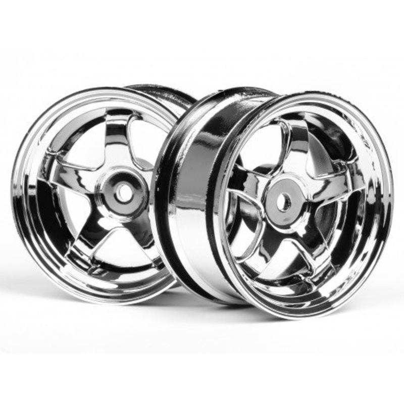 HPI 3591 Work Meister S1 Wheel 26mm Chrome 3mm Offset