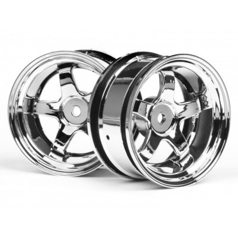 HPI 3592 Work Meister S1 Wheel 26mm Chrome 6mm Offset