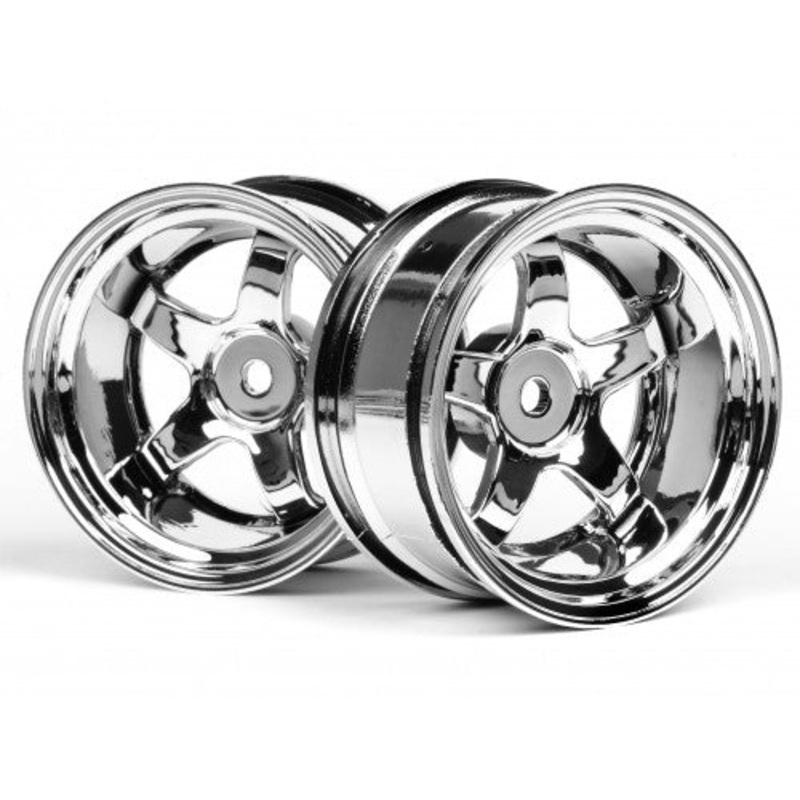 HPI 3593 Work Meister S1 Wheel 26mm Chrome 9mm Offset