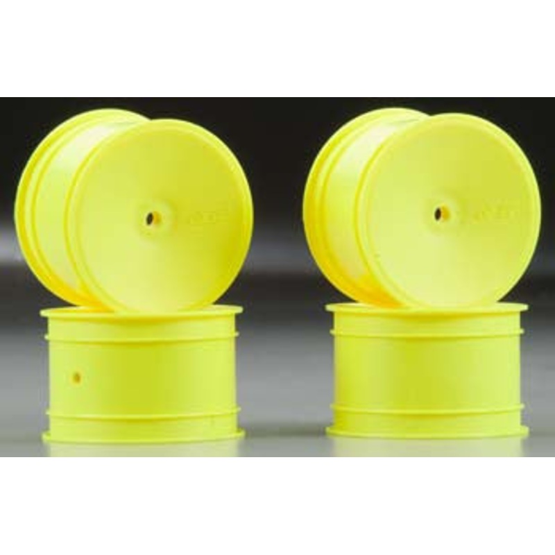 JCONCEPTS 3348Y Mono B4.1/B44.1/RB5 12mm Rear Wheel Yellow (4)