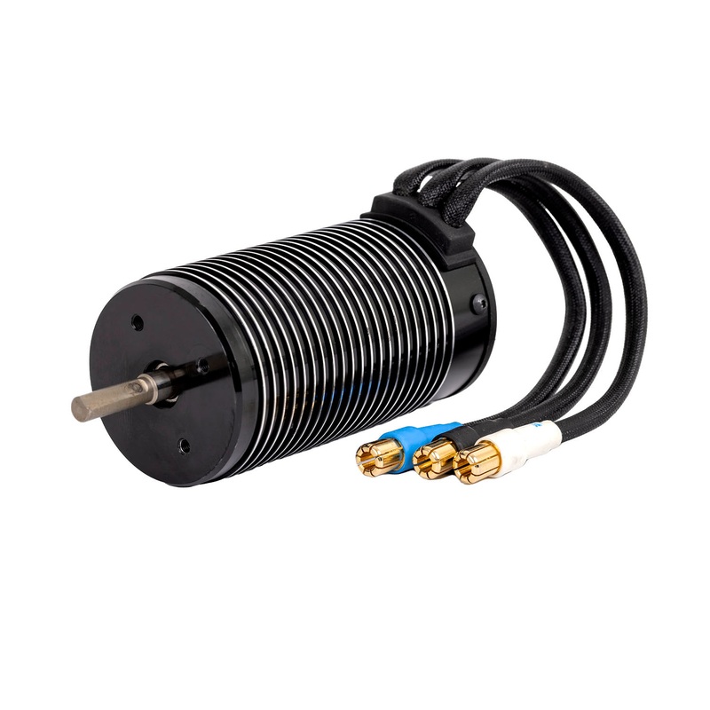 TRAXXAS 3483 Motor, 2000Kv 77mm, brushless (with 6.5mm gold-plated connectors & high-efficiency heatsink)
