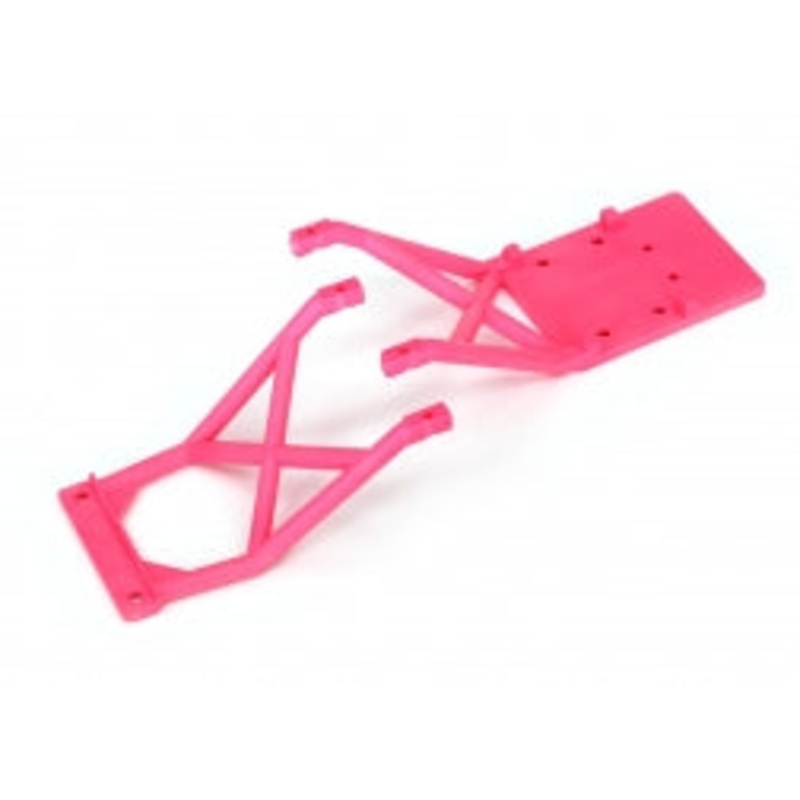 TRAXXAS 3623P Skid plates, front & rear Pink