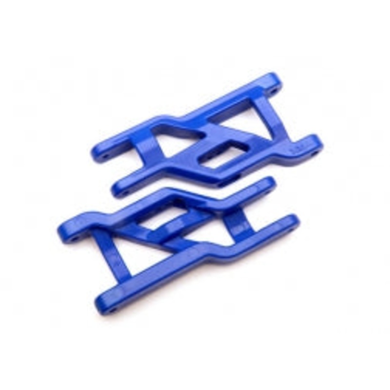 TRAXXAS 3631A Suspension arms, front (blue) (2) (heavy duty, cold weather material)