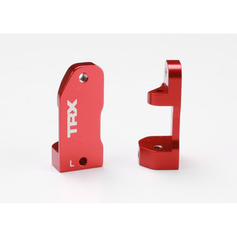 TRAXXAS 3632X Caster Blocks 30 Degree Aluminum Red