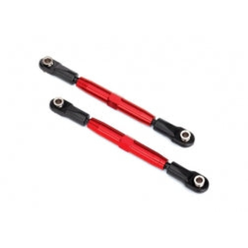 TRAXXAS 3643R Camber links, front TUBES red-anodized 83mm