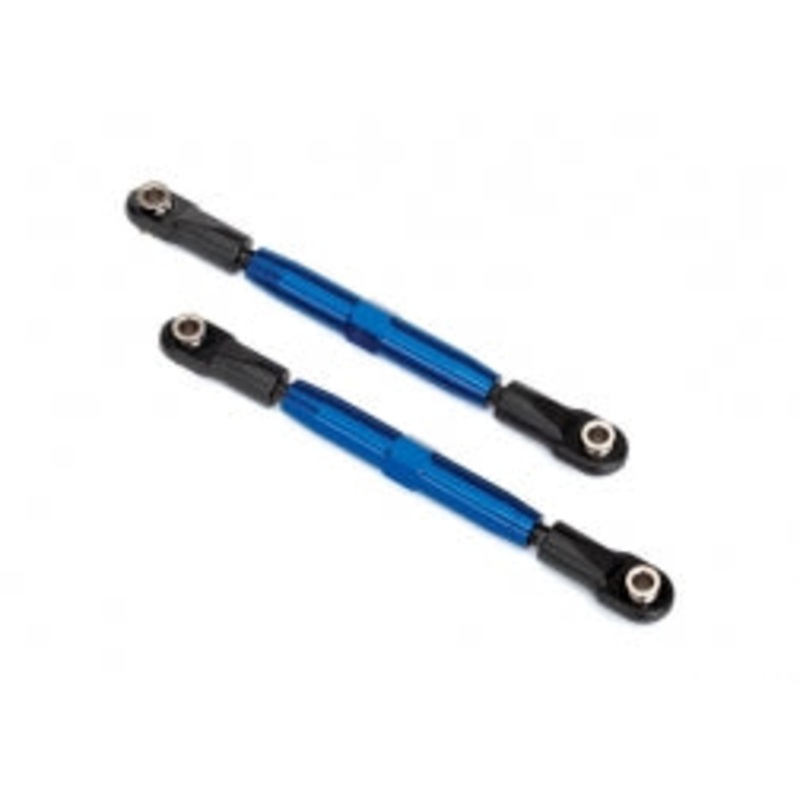 TRAXXAS 3643X Camber links front TUBES blue-anodized 83mm