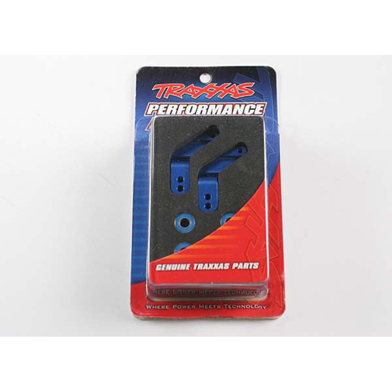 TRAXXAS 3652A Stub Axle Carriers Blue Aluminum