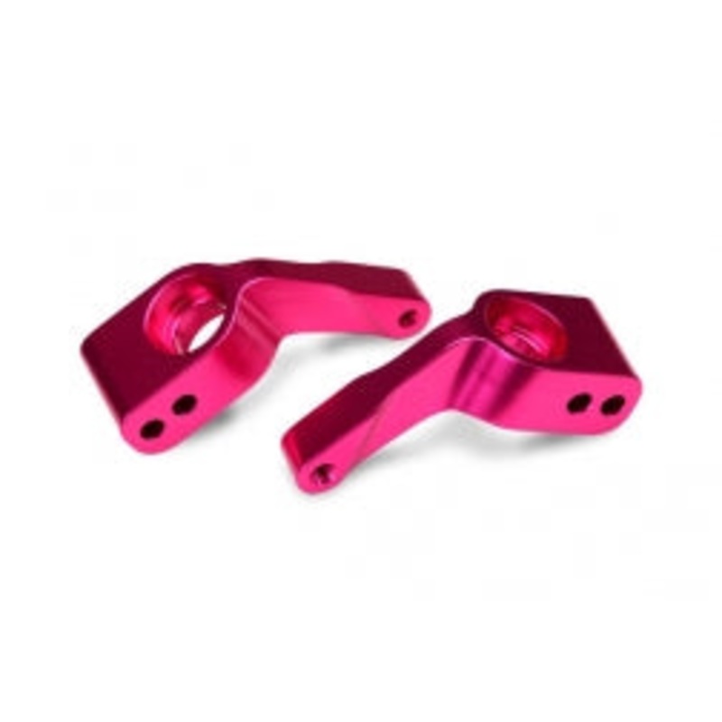TRAXXAS 3652P Stub Axle Carriers Aluminum Pink w/ 5x11mm Ball Bearing (4)