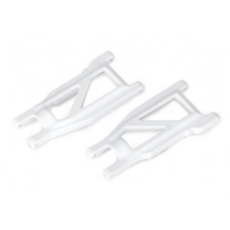TRAXXAS 3655A Suspension arms, white, front rear left & right (2) heavy duty, cold weather material