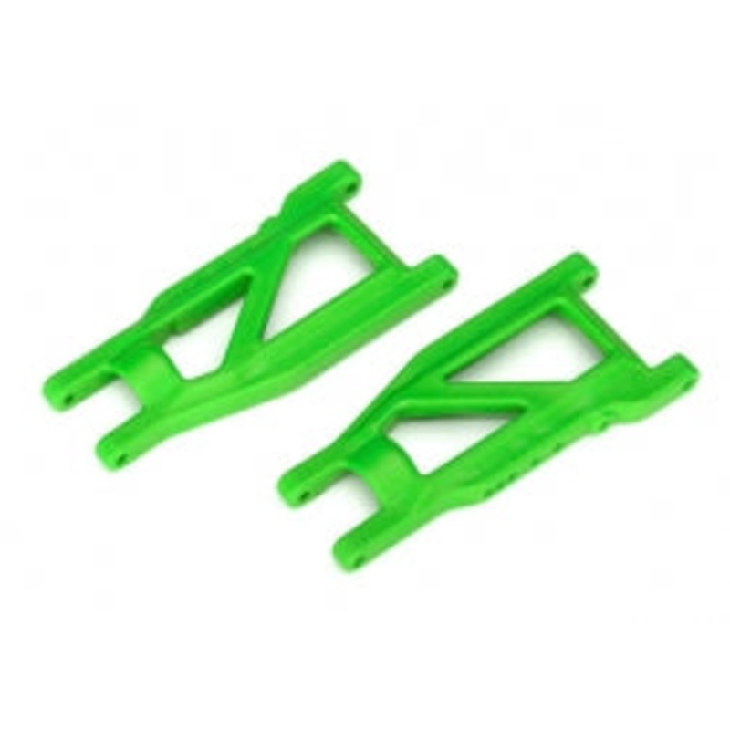 TRAXXAS 3655G Suspension arms, green, front/rear (left & right) (2) (heavy duty, cold weather material)