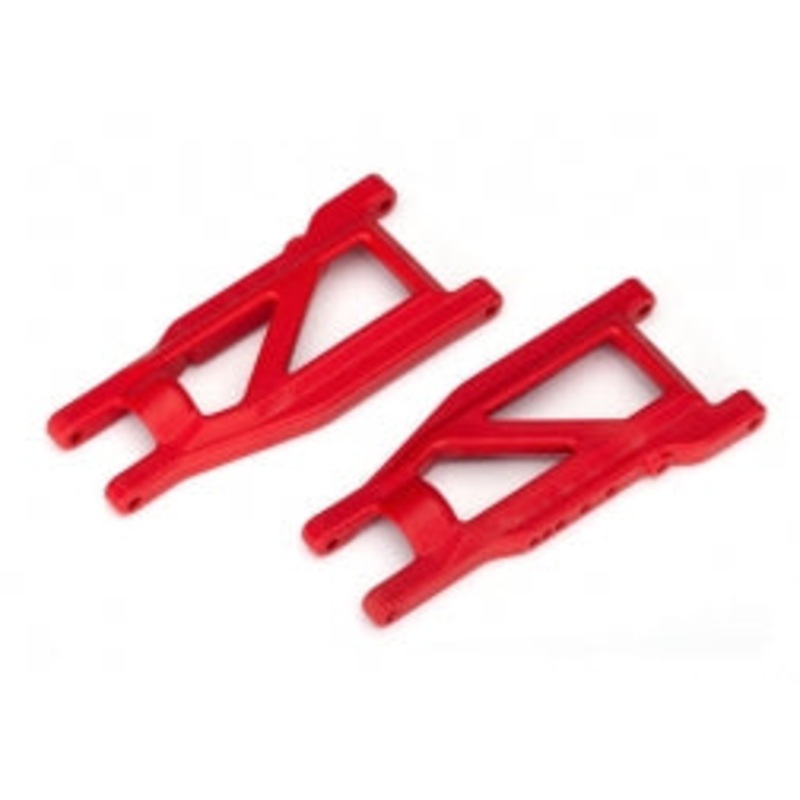 TRAXXAS 3655L Suspension arms, red, front/rear (left & right) (2) (heavy duty, cold weather material)