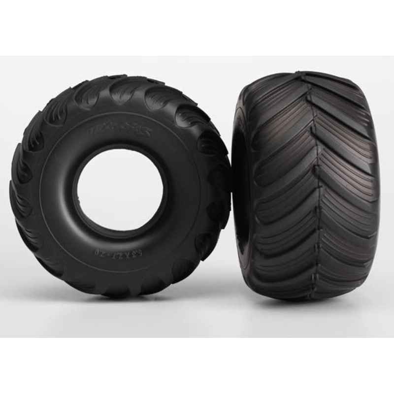 TRAXXAS 3667 Tires Terra Groove dual profile 5.3"x2.7"- 2.0"