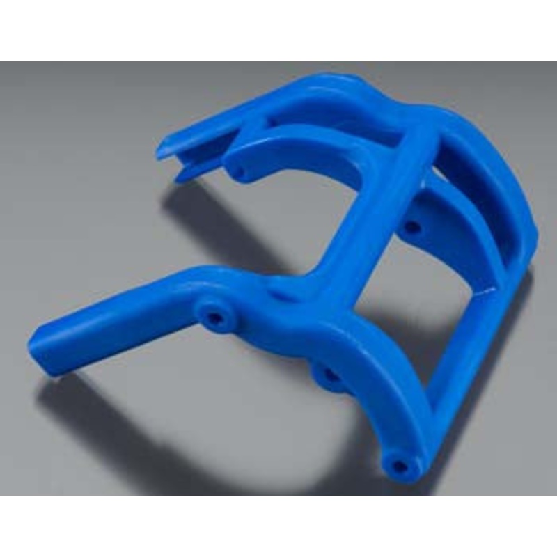 TRAXXAS 3677X Wheelie bar mount (1)/ hardware (blue)