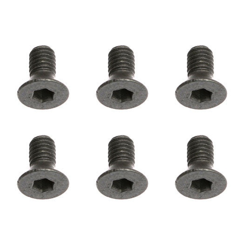 ASSOCIATED 31541 Flat Head Cap Screw M3x0.5x6 TC5 (6)
