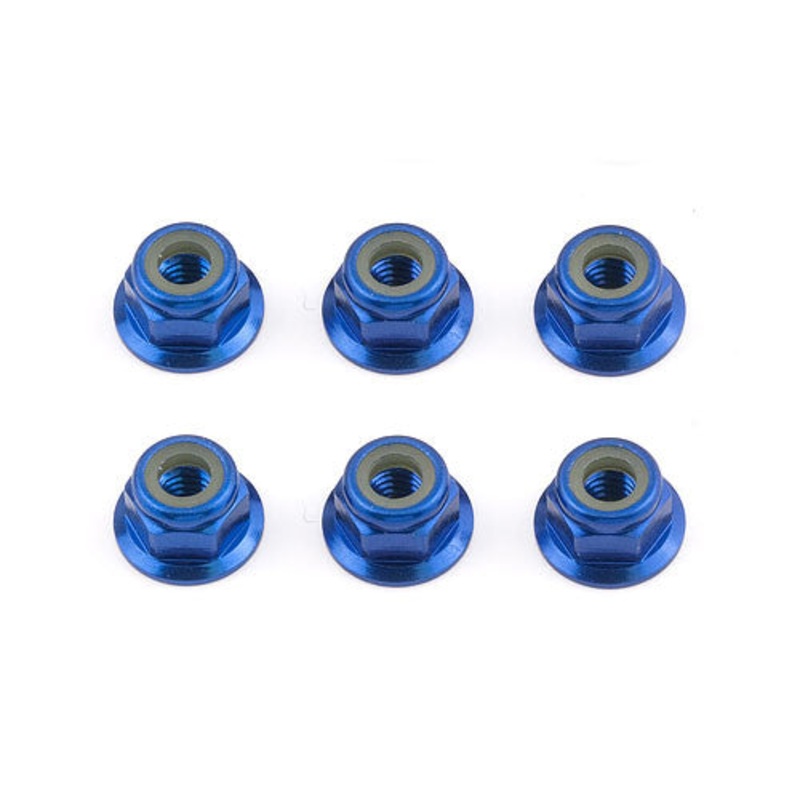 ASSOCIATED 31551 Aluminum Flange Locknut M4 TC5 (6)