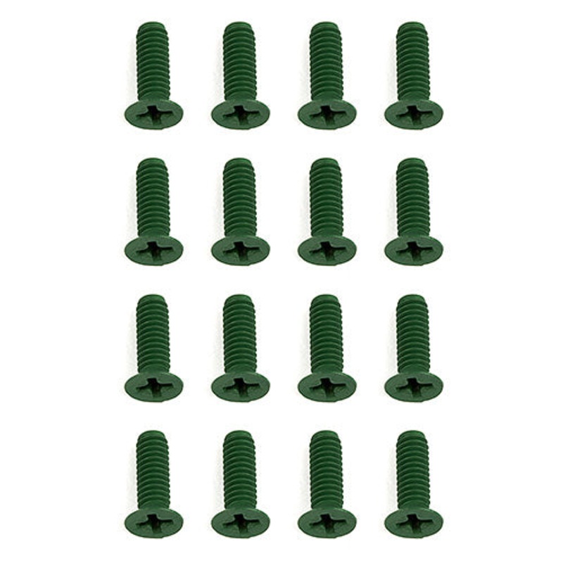 ASSOCIATED 3324 Aluminum Flat Head Screw 8-32 x 1/2 *DISC*