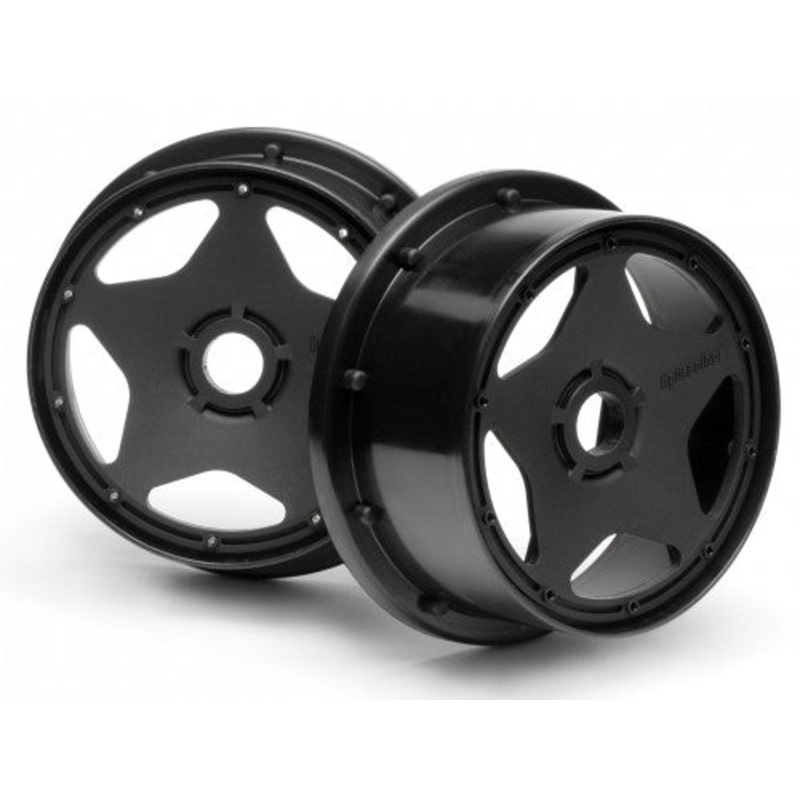 HPI 3221 Super Star Wheel Black 120x60mm Baja