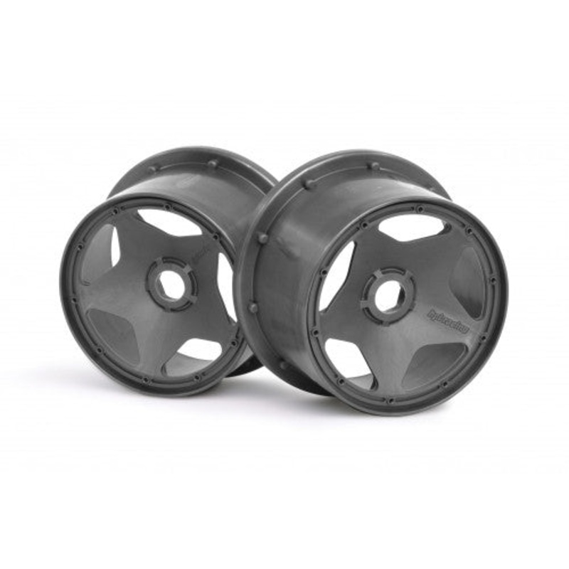 HPI 3227  Rear Super Star Wheel Gunmetal Baja
