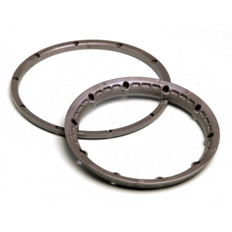 HPI 3273 H/D Wheel Beadlock Rings Gunmetal *DISC*