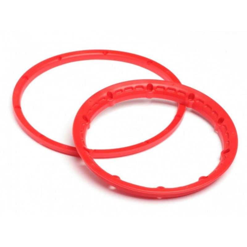 HPI 3275 H/D Wheel Beadlock Rings Red