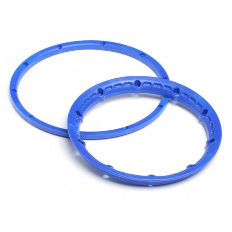 HPI 3276 H/D Wheel Beadlock Rings Blue *DISC*