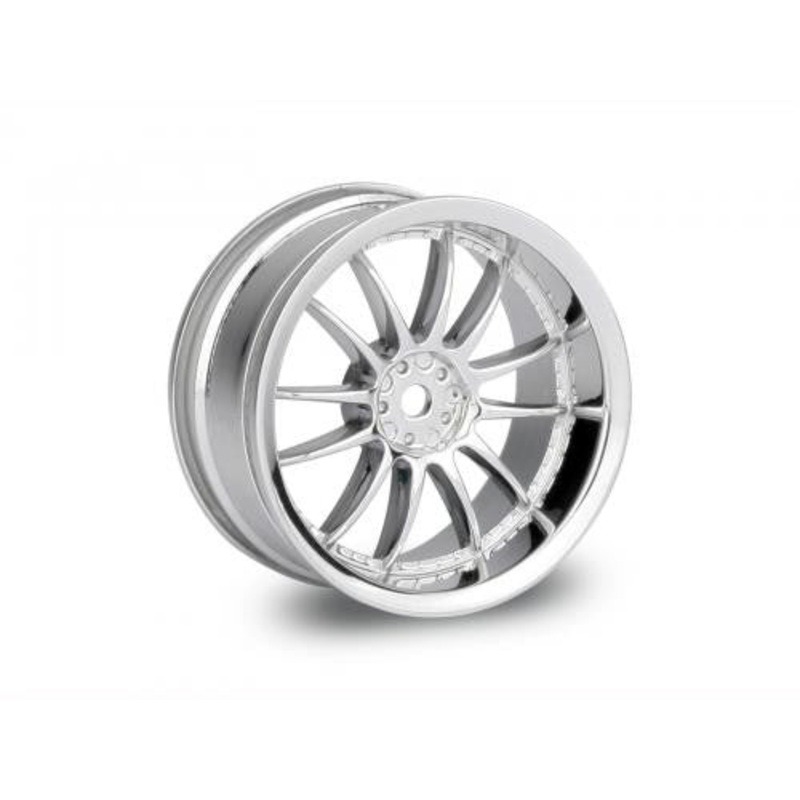 HPI 3280 Work XSA 02C Wheel 26mm Chrome 3mm Offset