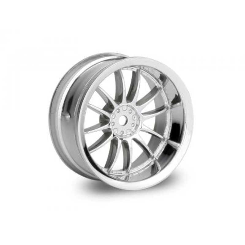 HPI 3281 Work XSA 02C Wheel 26mm Chrome 6mm Offset