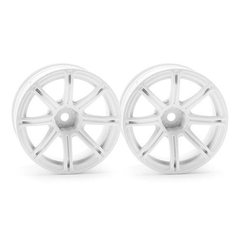 HPI 3305 Work Emotion XC8 Wheel 26mm 9mm Offset White