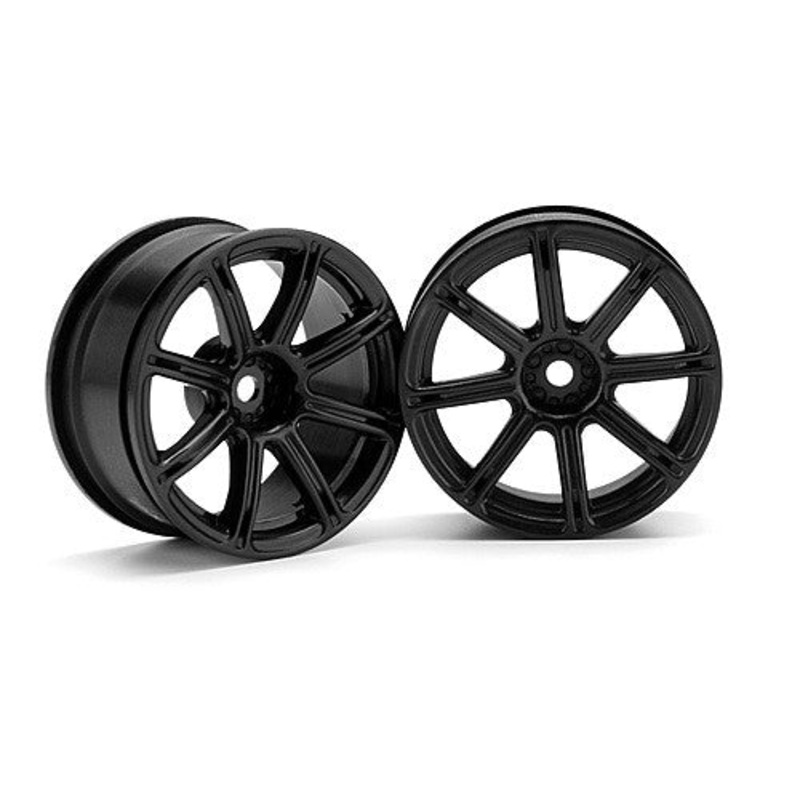 HPI 3306 Work Emotion XC8 Wheel 26mm Black 3mm Offset