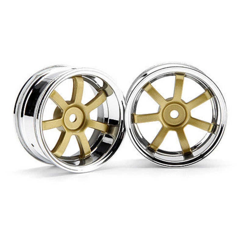 HPI 3320 Rays Gram Lights 57S-PRO Chrome/Gold 6mm Offset