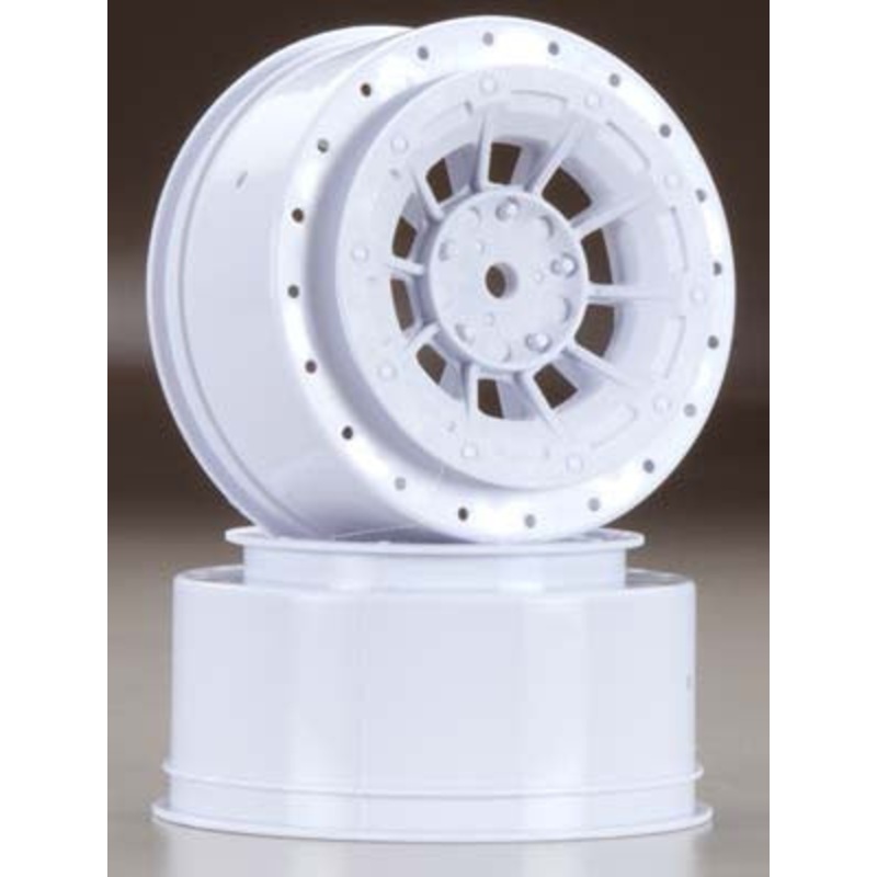 JCONCEPTS 3344 Hazard 12mm SC10/4x4 Hex Wheel White