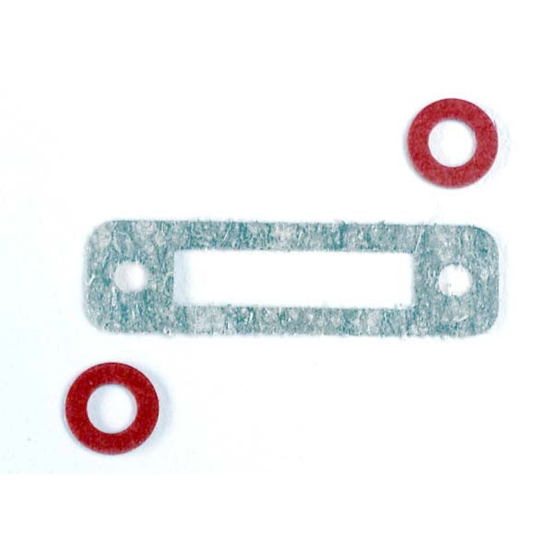 TRAXXAS 3156 Exhaust header gasket (1)/ gaskets, pressure fitting (2) (for side exhaust engines only)