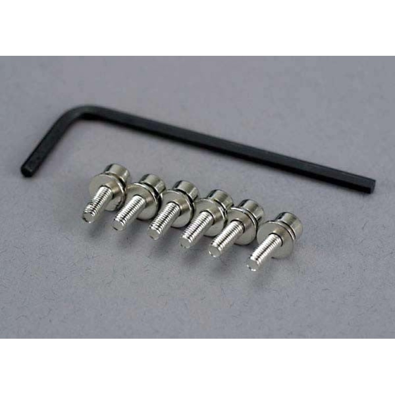 TRAXXAS 3159 Screws 3x10mm Caphead Hex Drive