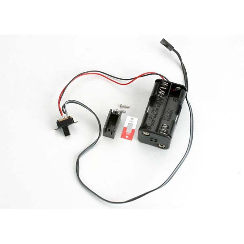 TRAXXAS 3170 Battery holder, 4-cell/ on-off switch *DISC*