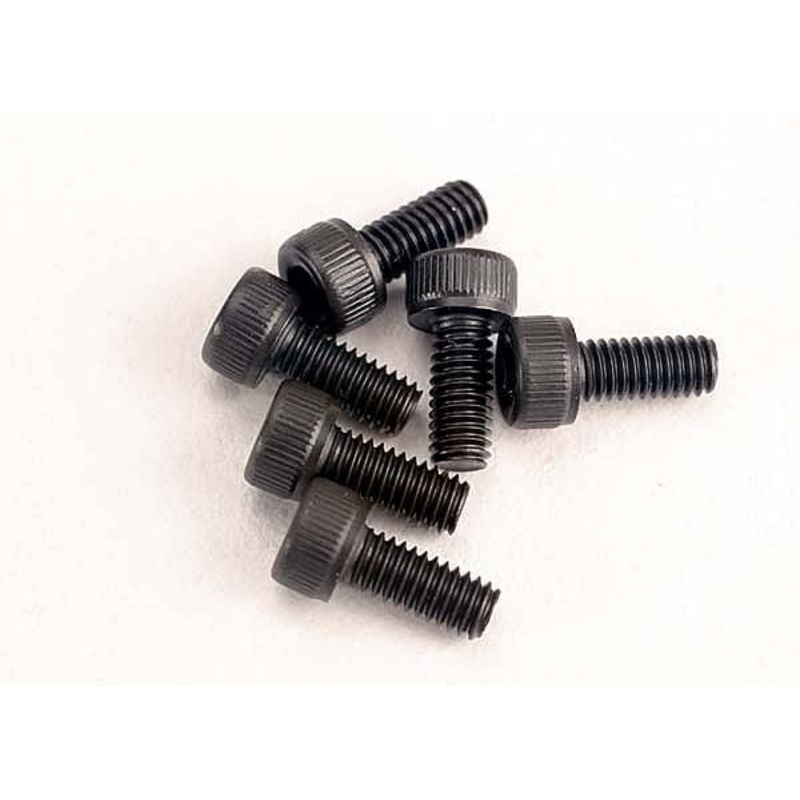 TRAXXAS 3215 Screws, 2.5x6mm cap-head machine (hex drive) (6): STAMPEDE 4X4