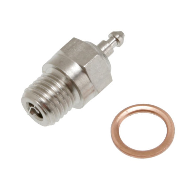 TRAXXAS 3232X Glow Plug, super-duty long medium / gasket