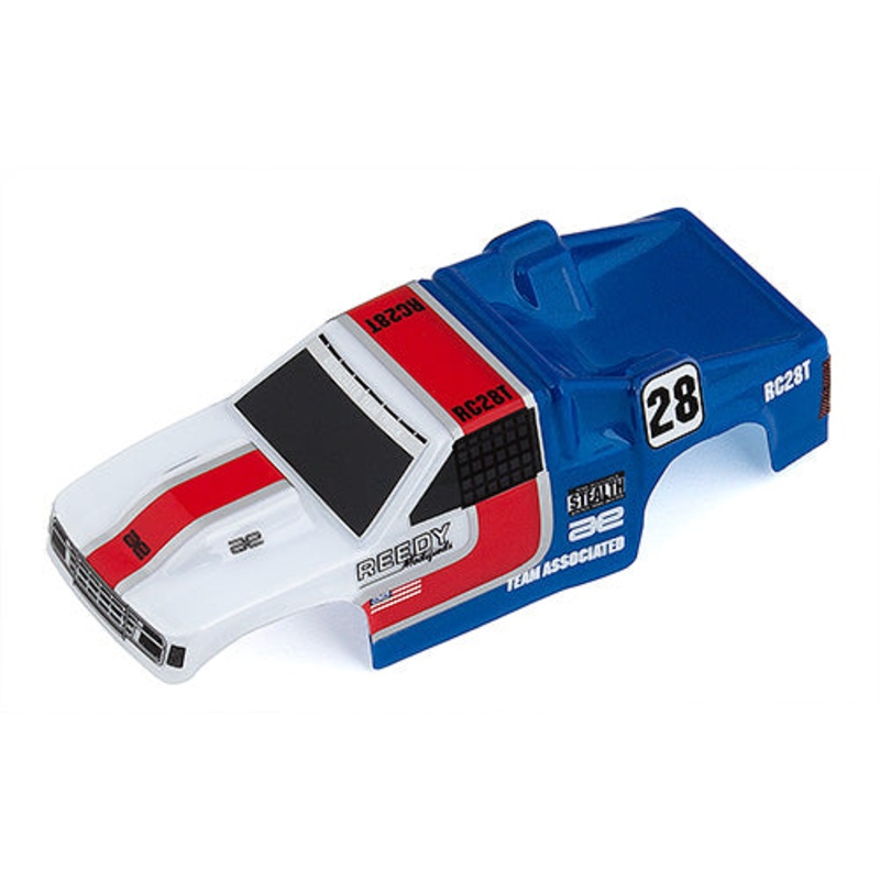 ASSOCIATED 21433 RC28T Body, blue/white
