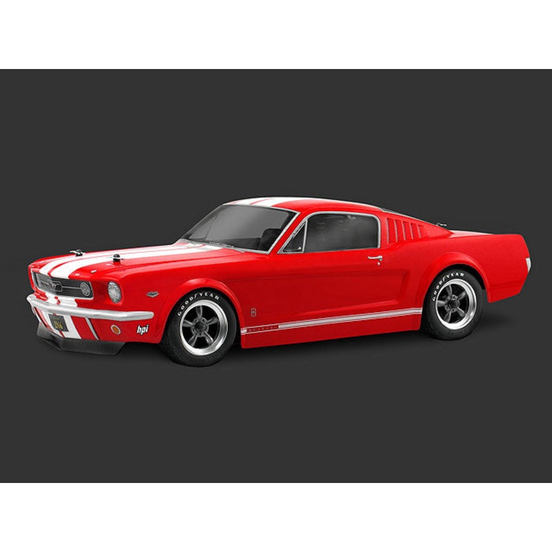 HPI 17519 '66 Ford Mustang GT Fastback Clear Body 200mm 1/10 scale