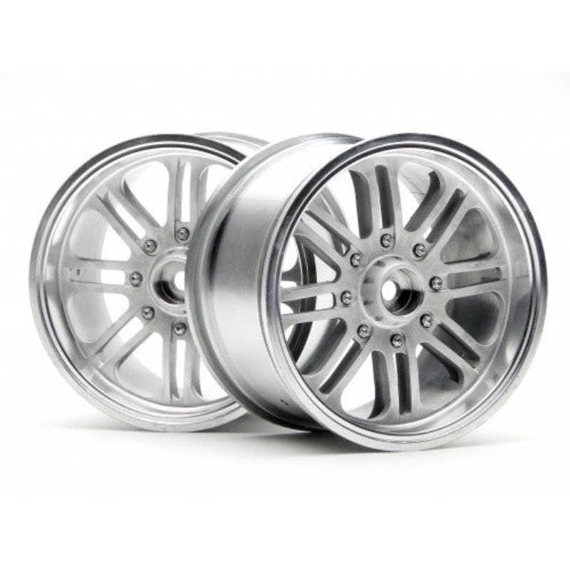 HPI 3139 8 Spoke Wheel Matte Chrome *DISC*