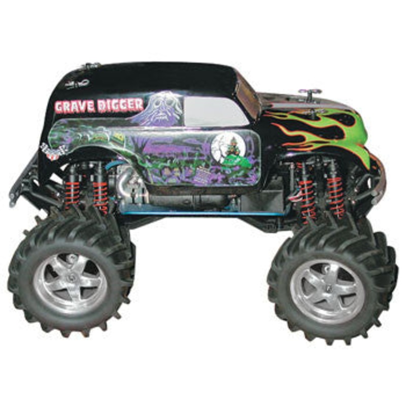 PARMA 10165 1/10 Gravedigger #12 Clear Body *DISC*