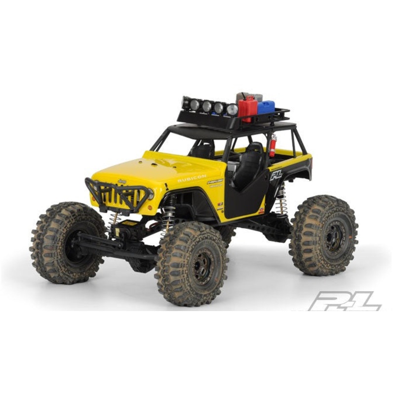 PROLINE 3380-00 Jeep Wrangler Rubicon Customized Clear Body *DISC*