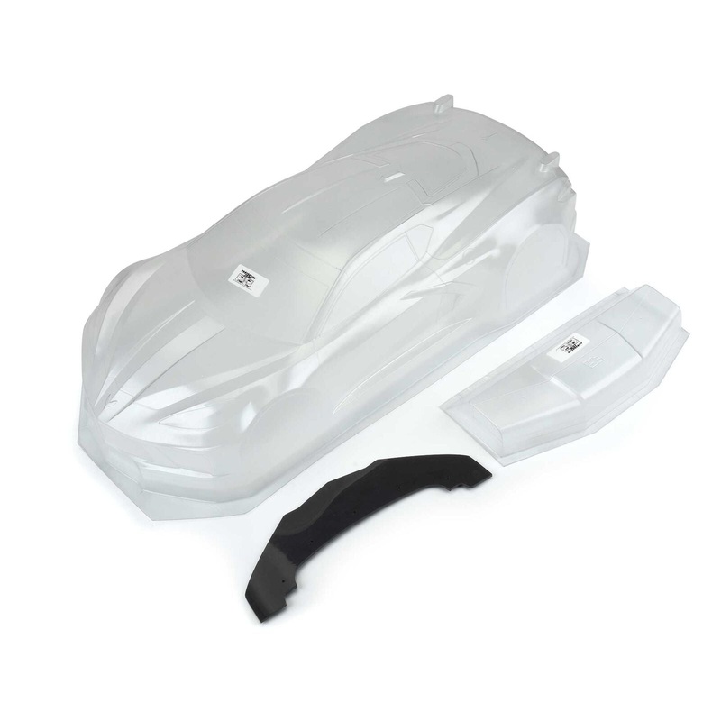 PROTOFORM 1577-00 Corvette C8 Clear Body Felony & Infraction