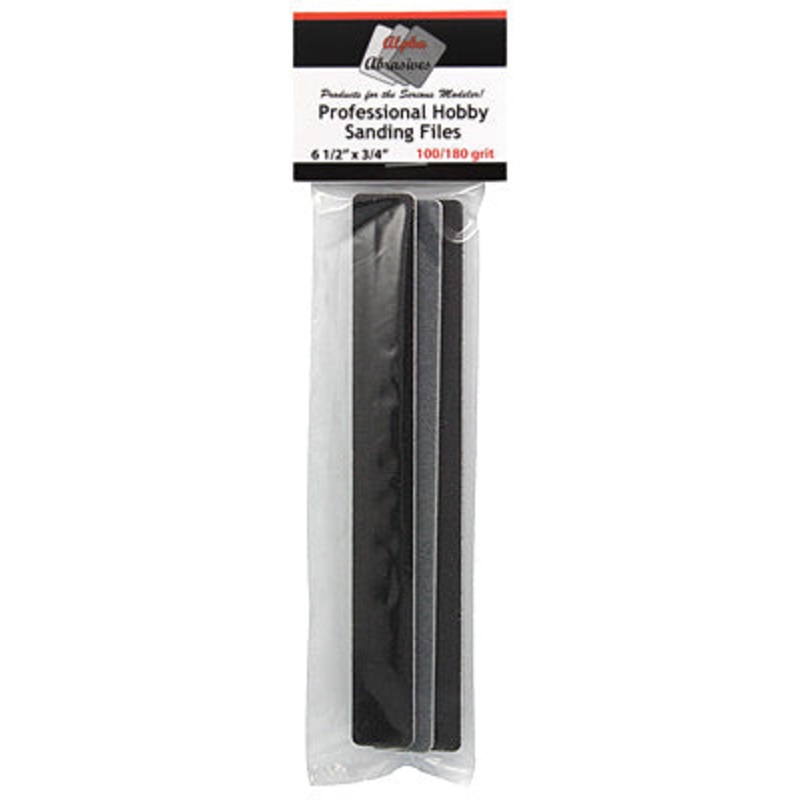 ALPHA ABRASIVES 0311 3/4" Professional Sanding Files  Coarse