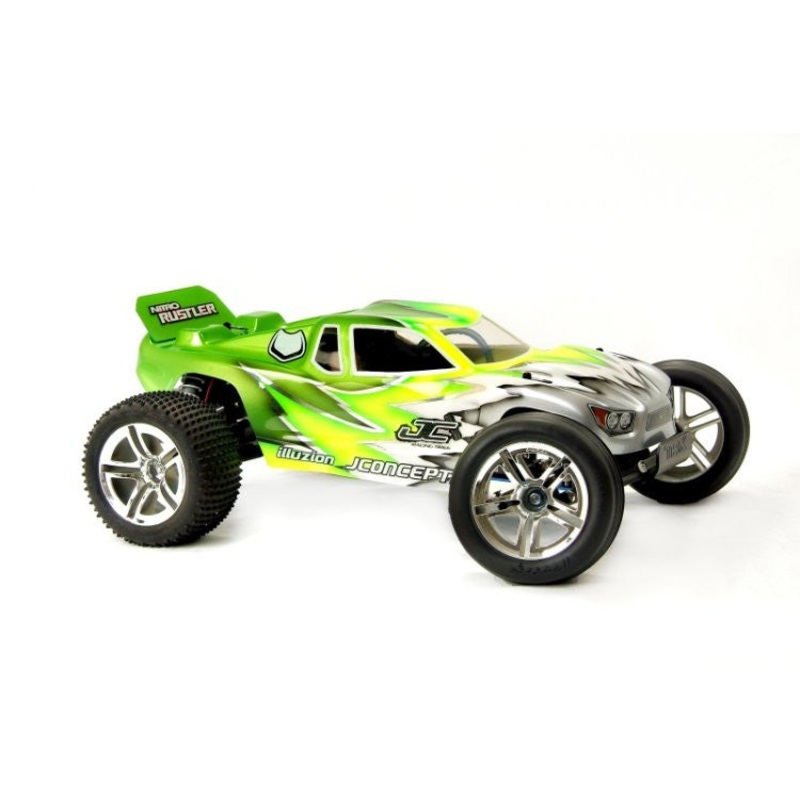 JCONCEPTS 0045 Illuzion Nitro Rustler Hi-Spd Body Clear