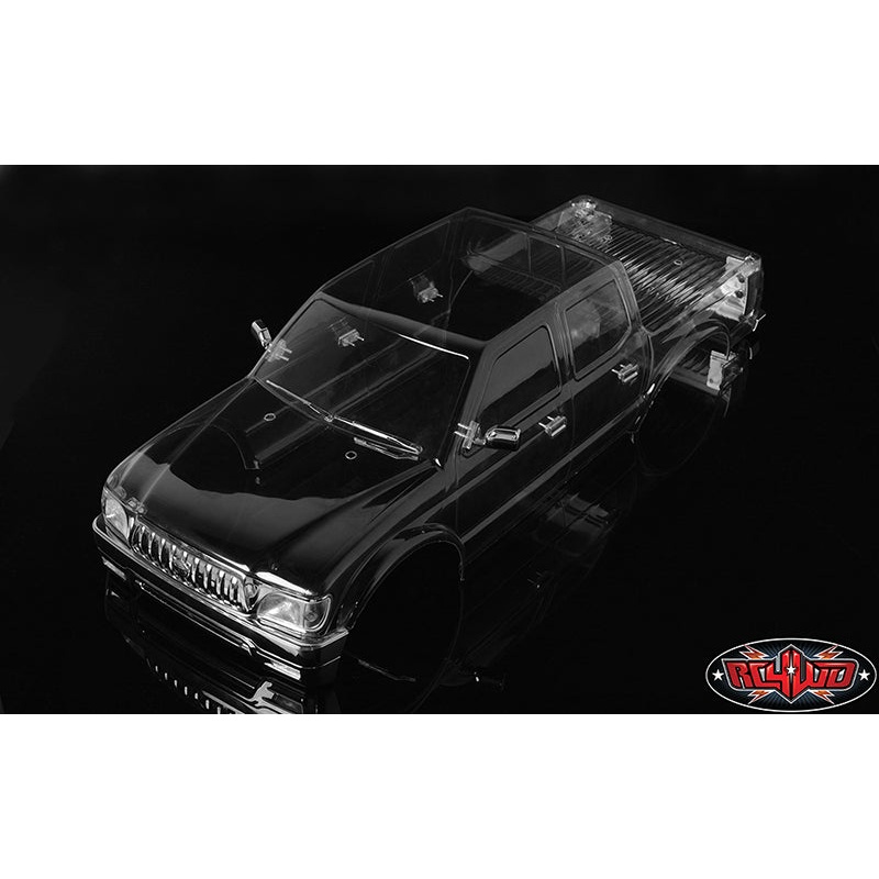 RC4WD Z-B0169 2001 Toyota Tacoma 4 Door Clear Body F2 LWB 313mm 12.3" Gen1